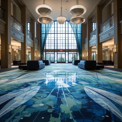 80% de lã e 20% de nylon Luxury Ballroom Banquete Hotel Tapete Para Melhoria de Casa