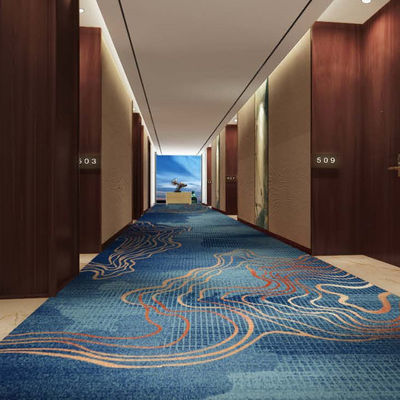 Tapete de hotel de alta qualidade Decoração de tapete marinho ecológico para quarto de hotel casino