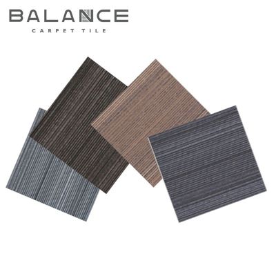 Antiderrapante PVC de apoio estilo moderno luxo 100% Pp azulejos de carpete de escritório para comercial