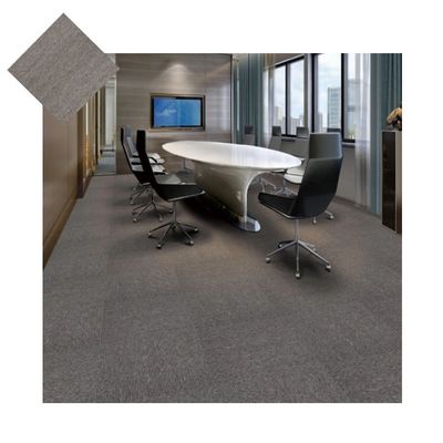 Resumo Padrão Grão Loop pilha azulejos de tapete comercial 50x50 polipropileno betume