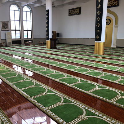 Rolo de tapete de mesquita de padrão floral para tapete de igreja de oração de mesquita moderna