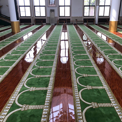 Rolo de tapete de mesquita de padrão floral para tapete de igreja de oração de mesquita moderna