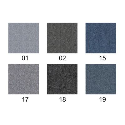2024 PP Material Carpet Tiles Acessórios de piso com apoio de betume Altura média da pilha