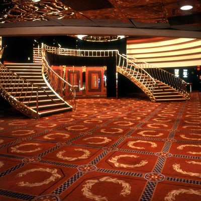 Alfombras antiderrapagem de estilo Axminster com almofadas ecológicas