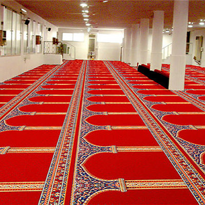 Tapete de Oração da Mesquita 100% Acrílico Solução Tuftada à Mão Tinta Tinta Islâmica Cobertura do Chão