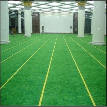 Tapete de Oração da Mesquita 100% Acrílico Solução Tuftada à Mão Tinta Tinta Islâmica Cobertura do Chão