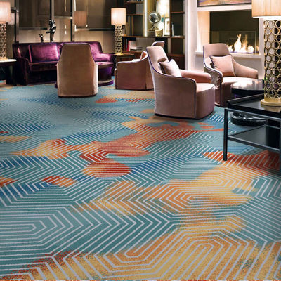 Acessível Rectângulo Axminster 5 Star Hotel Tapete de Chão com Design Personalizado