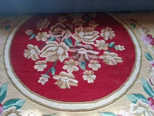 Fibras acrílicas Material de lã da Zelândia Tapete vermelho de celebridades em Tapete de lã feito à mão