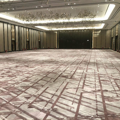 Corredor Luxury Hotel Tapete Parede a parede Custom Design Moderno Tapetes de Banquete feitos à mão
