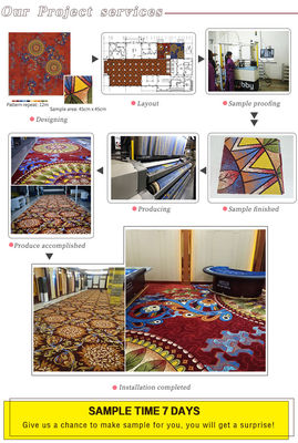 Preços 5 estrelas Hotel Stock Tapetes Nylon Impressão Sala piso Alfombra para sala de reuniões