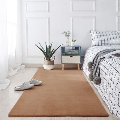 Tapetes modernos feitos à mão de coelhos falsos Tapetes de área de coelhos para sala de estar personalizada