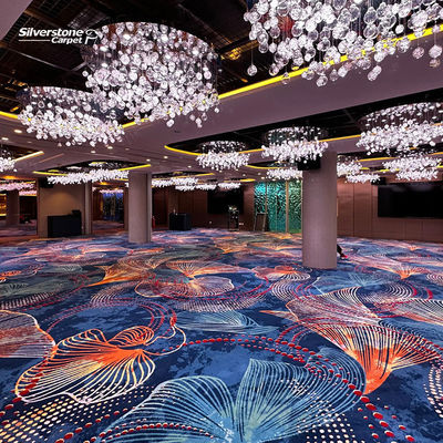 5 Star Hotel Lobby Axminster Tapete Loop Pile Hotel Alfombra de lã para design moderno