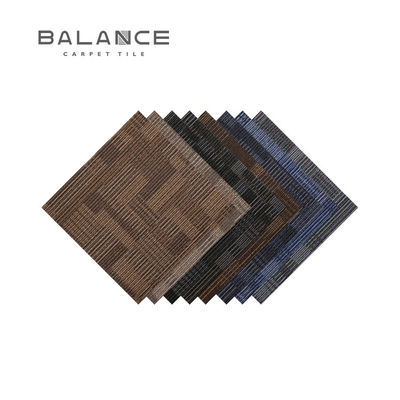 Resumo Padrão Cinza Resistente a incêndio Modular Escritório Comercial Chapas de Nylon 50*50