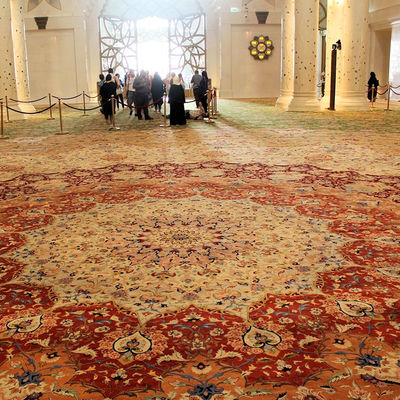 Tapete de salão de banquetes Impressão floral padrão para eventos de hotel de escritório