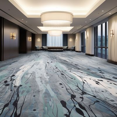 Hotel Lobby Corridor Tapete Roll em Silverstone Design impresso para hotel de luxo moderno