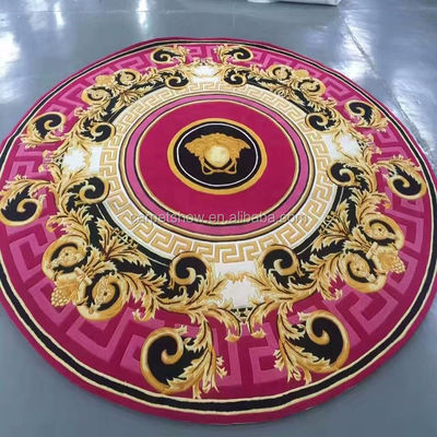 4Tapete acrílico personalizado em forma de flor rosa para quarto de crianças e espaço de oração para adultos