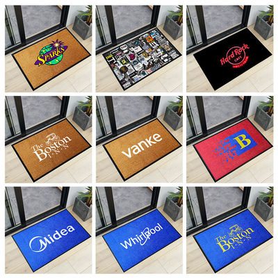 Tapete de ginástica de relva sintética multifuncional com suporte de borracha de nitrilo com impressão personalizada