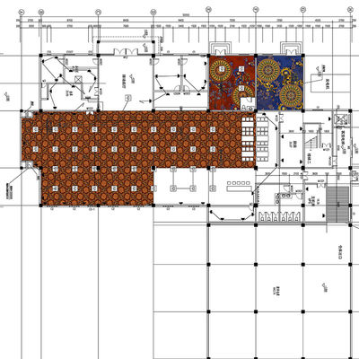Custom Luxury Wool Nylon Axminster Casino Carpet Machine Made Loop Pile Office Lavável