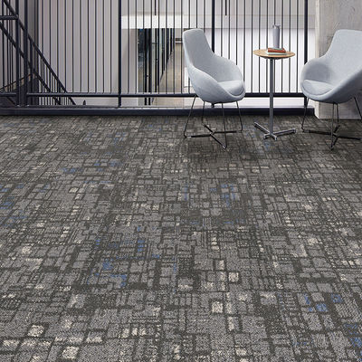 Fibra de vidro reforçar PVC 50x50 escritório azulejos de carpete modular para comercial