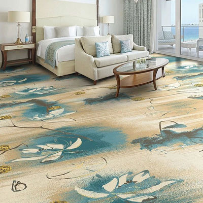 Tapete de alta qualidade para hotel Lobby Sala de baile Corredor Sala de estar Luxo Floral Cut Pile estilo