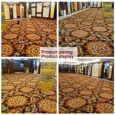 Quarto de hotel 100% Nylon Impresso Broadloom Cut Pile Tapete de hotel com 4m/3.66m de largura