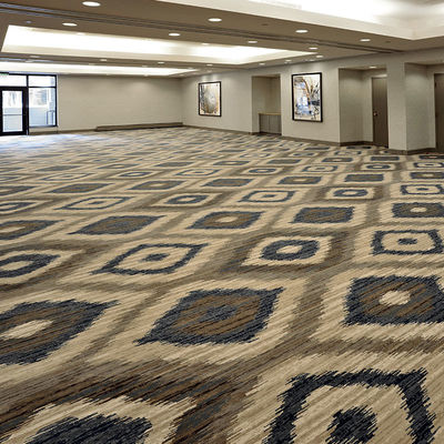 Quarto de hotel 100% Nylon Impresso Broadloom Cut Pile Tapete de hotel com 4m/3.66m de largura
