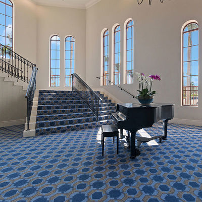 Hotel Nylon Custom Printed Carpet Roll estilo moderno personalizável para uso comercial