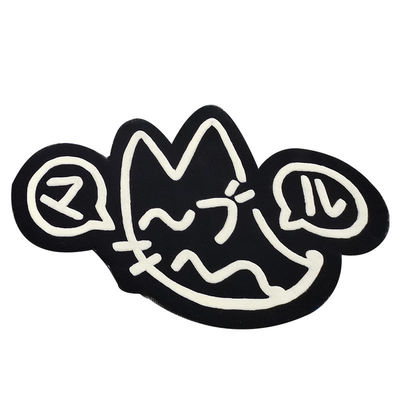 Logotipo da empresa personalizado Tapetes de porta personalizados para áreas internas Design abstrato