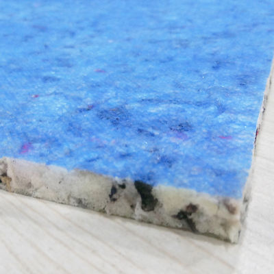 70-130 kg/m3 Subposição de tapete de espuma retardadora de chamas de densidade azul para escritório em casa