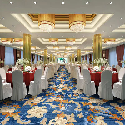 Design de tapete de hotel com cobertura de nylon durável de parede a parede