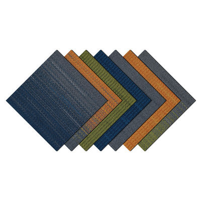 Chapas de tapete de luxo removíveis 50x50 para material de nylon universal e espaço de escritório