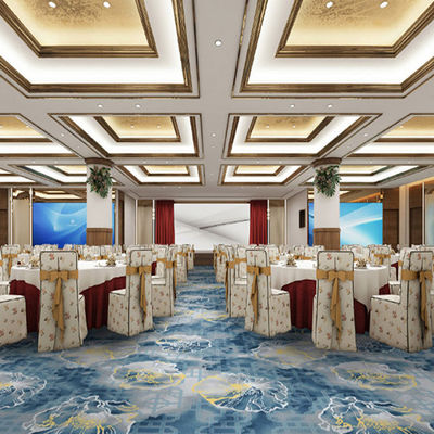 Tapete de parede a parede para sala de banquetes
