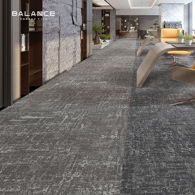 Mulit Level Loop Pile 50x50cm Fireproof Commercial Nylon Carpet Tiles para Commercial