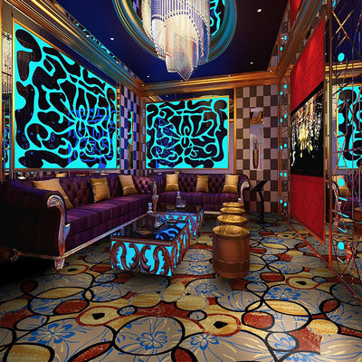 Moqueta moderna Design Axminster Tapete 3D de parede a parede para hotel Tapete Night Club Tapete