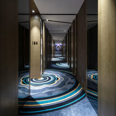 Antimicrobiano Tapete de seda de lã tocada à mão para corredor Interior em decoração de hotel de luxo
