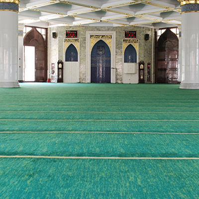 Almofada Muçulmana de parede a parede de carpete de oração para mesquita
