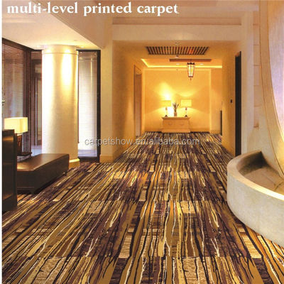 Cor personalizada 100% Nylon Tapete impresso para hotéis Salas de banquete Quartos de dormir PVC decorativo exterior