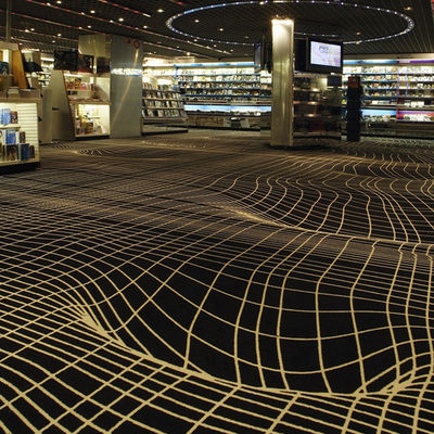 Exemplo de tapete de salão de baile de design moderno de hotel
