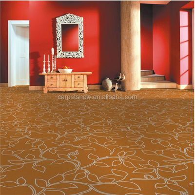 Tapete em forma de rolo de banheiro de hotel de nylon ao ar livre com pilha cortada e técnicas de jacquard