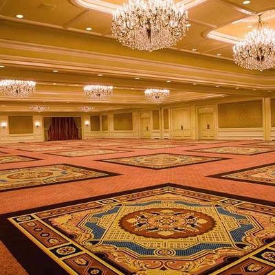 Tapete de hotel 80% lã 20% Nylon Banquete Hall piso Axminster personalizável OEM ODM