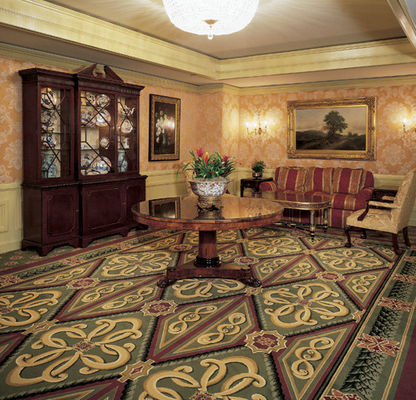 Tapete de hotel 80% lã 20% Nylon Banquete Hall piso Axminster personalizável OEM ODM