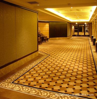 Piso de salão de banquetes de nylon de lã de alta densidade Axminster Hotel Tapete para hotel de 5 estrelas