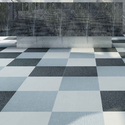 Resumo Pequim Silverstone acústico Carpete preto branco azulejos tecidos cortar pilha quadrado tapete quarto porta exterior golfe oração PP material