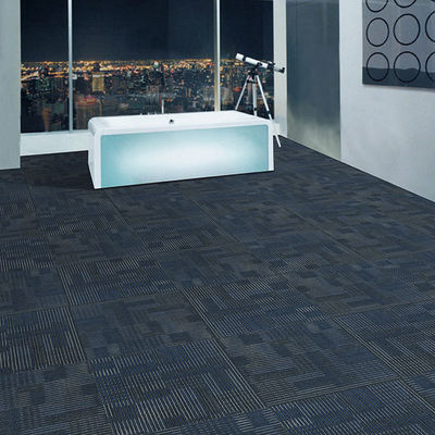 Sala de reuniões resistente a incêndio, modular, escritório comercial, azulejos de carpete de nylon 50*50