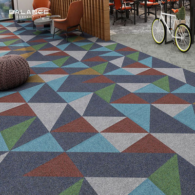 100% Nylon Commercial Office Carpet Tiles 50x50 Decoração Modular Design Moderno
