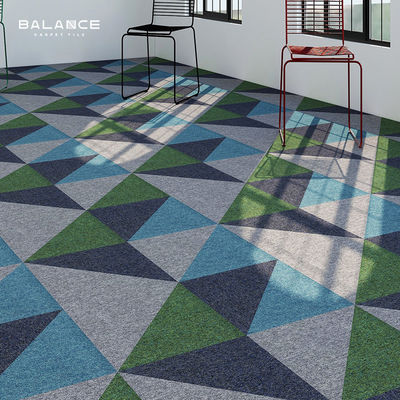 100% Nylon Commercial Office Carpet Tiles 50x50 Decoração Modular Design Moderno