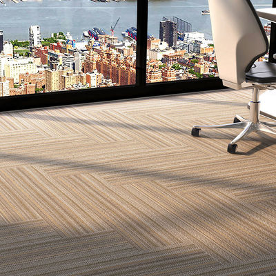 Puzzle personalizado Fireproof Plain Design Jacquard com listras em material de alfombra de PP