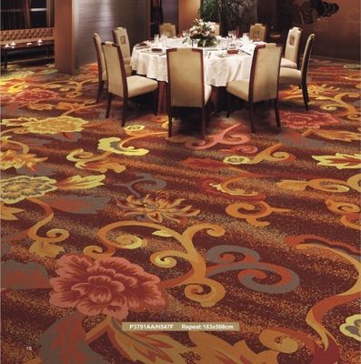 Tapete Axminster personalizado em estilo Jacquard feito a máquina para alojamentos de luxo