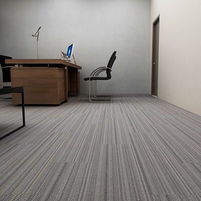 Puzzle personalizado Fireproof Plain Design Jacquard com listras em material de alfombra de PP