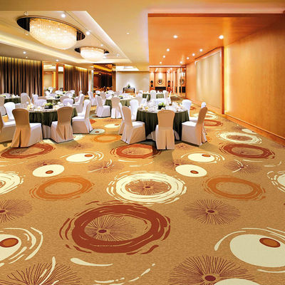 Poliéster de apoio Axminster Floral Design Commercial Printed Carpet com e Broadloom